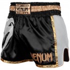 Муай Тай Шорти - Venum Giant Muay Thai Shorts - Black/White/Gold​